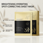 Máscara facial iluminadora e hidratante para correção de manchas.