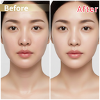 Máscara facial iluminadora e hidratante para correção de manchas.