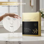 Máscara facial iluminadora e hidratante para correção de manchas.