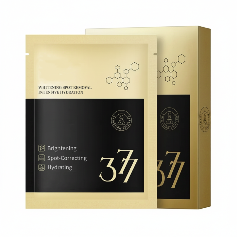 Máscara facial iluminadora e hidratante para correção de manchas.
