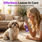 Spray para desembaraçar o pelo de cães e gatos