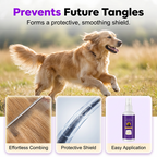 Spray para desembaraçar o pelo de cães e gatos