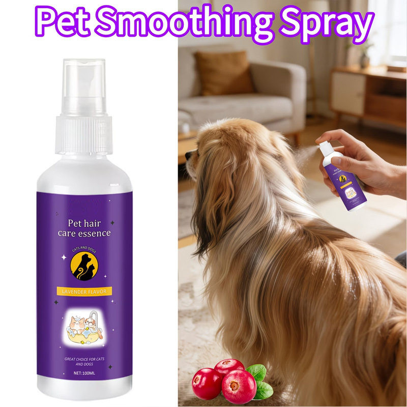 Spray para desembaraçar o pelo de cães e gatos
