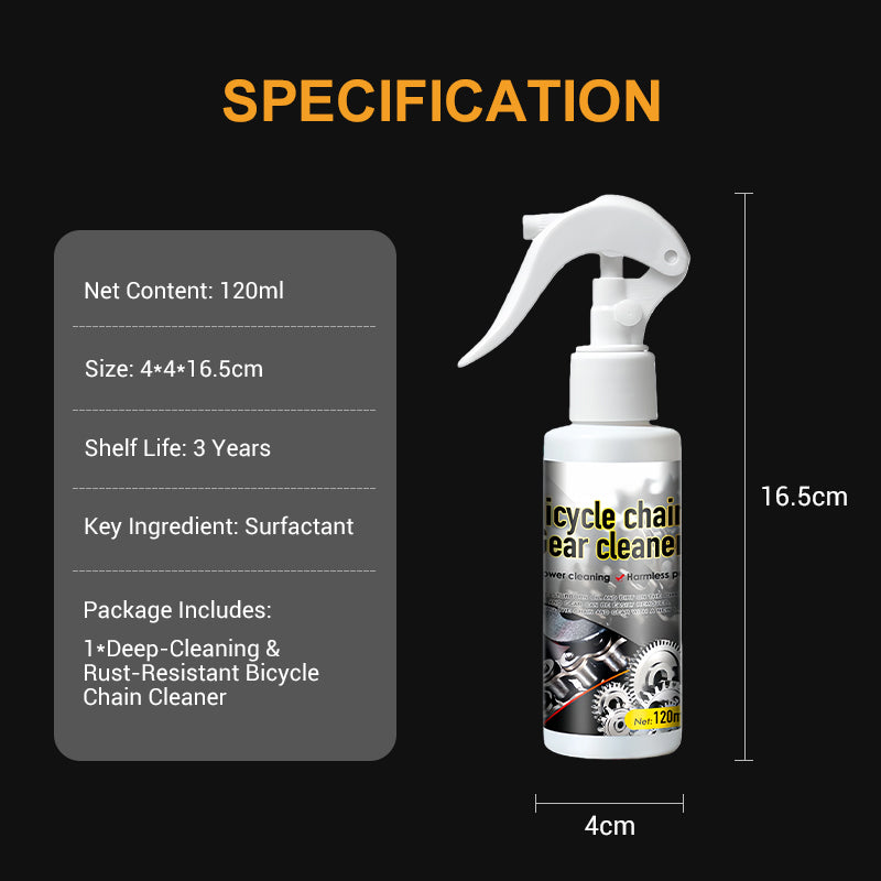 Limpador de corrente de bicicleta para limpeza profunda e resistente à ferrugem